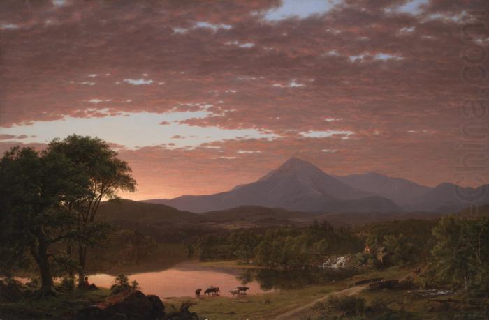 Frederic Edwin Church Mt. Ktaddn china oil painting image